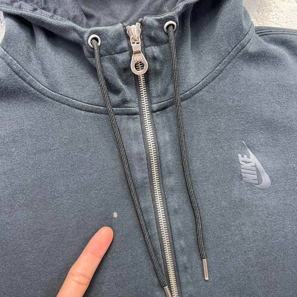 Nikelab Hoodie Jacket Mens Small‎ Blue Gray Essentials Full Zip Athleisure - Picture 4 of 16